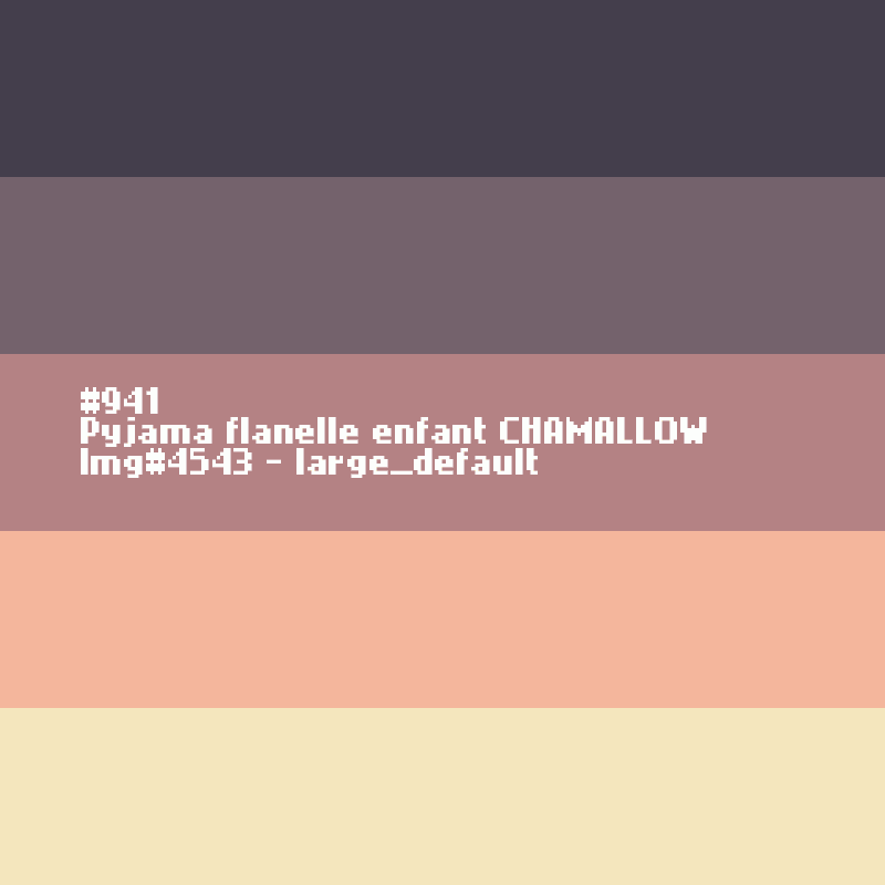 Flanellen pyjama voor kinderen CHALOUPE