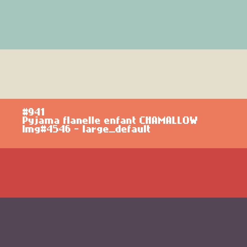 Pyjama flanelle enfant CHALOUPE