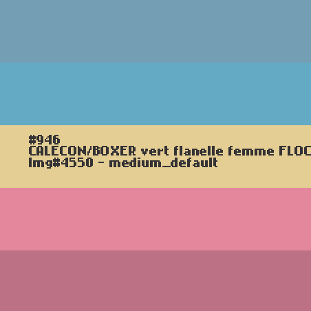 Groene Flanellen BOXERSHORT voor vrouwen FLOCONFORTABLE