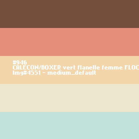 Groene Flanellen BOXERSHORT voor vrouwen FLOCONFORTABLE