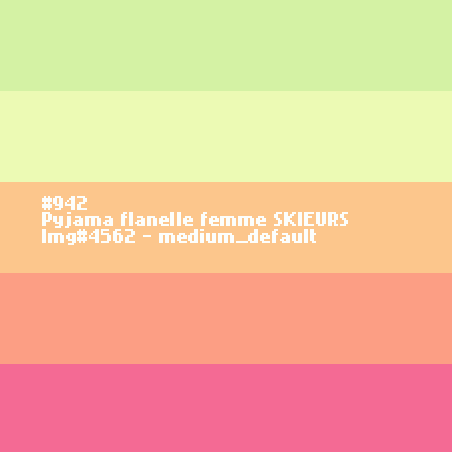 Pyjama flanelle femme SKIEURS