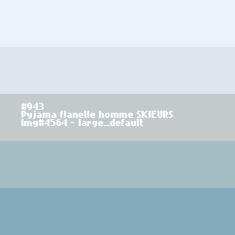 Flanellen pyjama voor Mannen SKIËRS