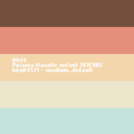 Pyjama flanelle enfant SKIEURS