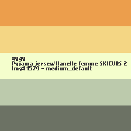 Jersey/flanellen pyjama voor dames SKIERS 2