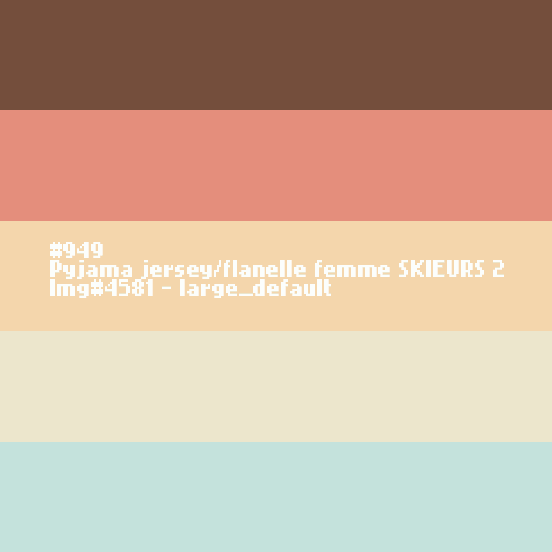 Jersey/flanellen pyjama voor dames SKIERS 2
