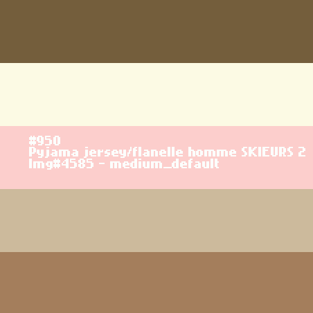 Jersey/flanellen pyjama voor mannen SKIERS 2